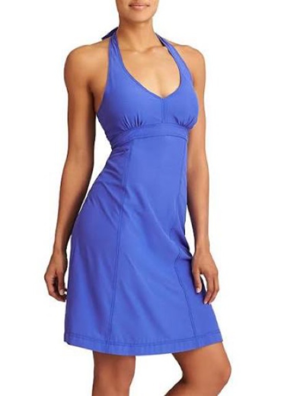 Pack Everywhere Cobslt Blue Halter Athleta Dress